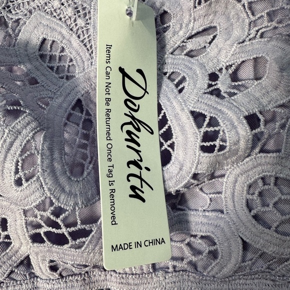 NWT Dokuritu beach lace maxi dress SZ Small - Picture 7 of 9